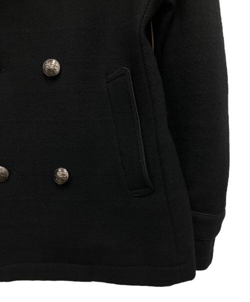 BURBERRY BLACK LABEL（バーバリーブラックレーベル）BURBERRY BLACK LABEL (バーバリーブラックレーベル) Pコート ブラック サイズ:Mの古着・服飾アイテム