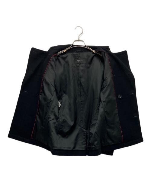BURBERRY BLACK LABEL（バーバリーブラックレーベル）BURBERRY BLACK LABEL (バーバリーブラックレーベル) Pコート ブラック サイズ:Mの古着・服飾アイテム
