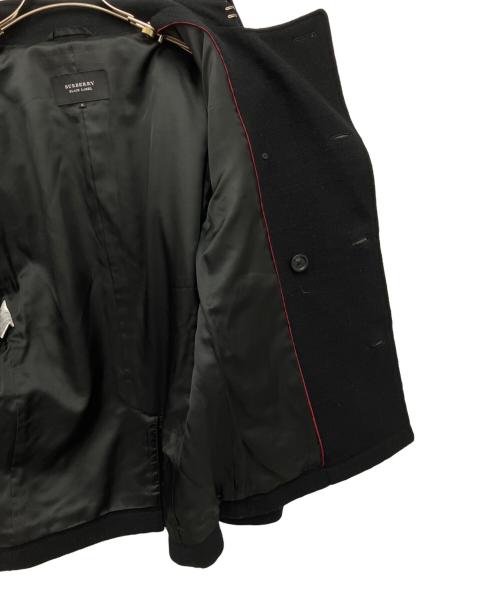 BURBERRY BLACK LABEL（バーバリーブラックレーベル）BURBERRY BLACK LABEL (バーバリーブラックレーベル) Pコート ブラック サイズ:Mの古着・服飾アイテム