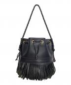 J&M DAVIDSONジェイ＆エム デヴィッドソン）の古着「フリンジショルダーバッグ」｜ブラック