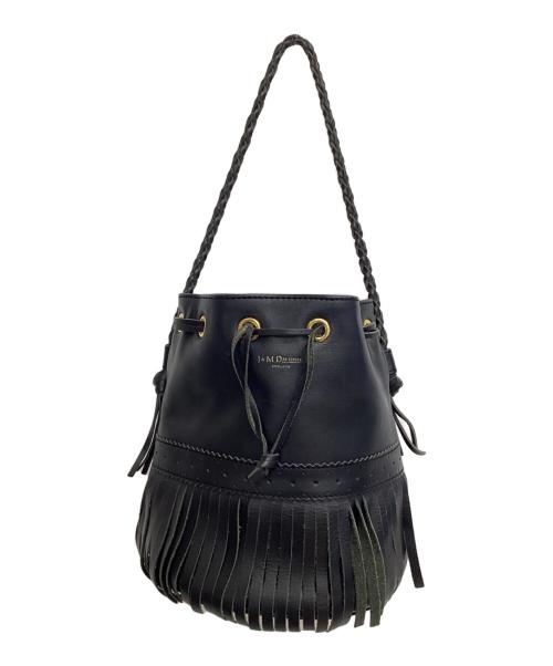 J&M DAVIDSON（ジェイ＆エム デヴィッドソン）J&M DAVIDSON (ジェイ＆エム デヴィッドソン) フリンジショルダーバッグ ブラックの古着・服飾アイテム