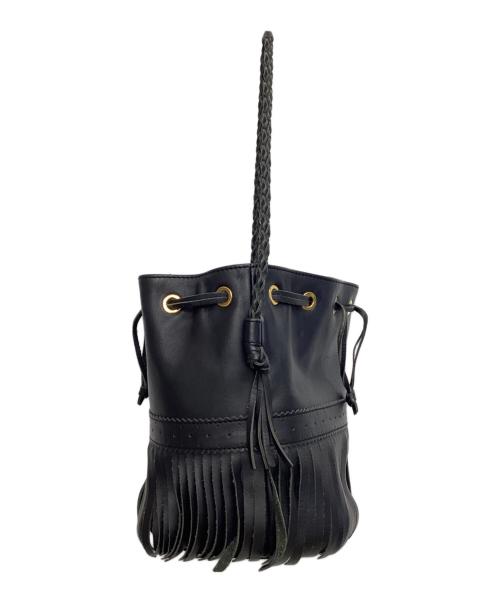 J&M DAVIDSON（ジェイ＆エム デヴィッドソン）J&M DAVIDSON (ジェイ＆エム デヴィッドソン) フリンジショルダーバッグ ブラックの古着・服飾アイテム