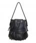 J&M DAVIDSON（ジェイ＆エム デヴィッドソン）の古着「フリンジショルダーバッグ」｜ブラック