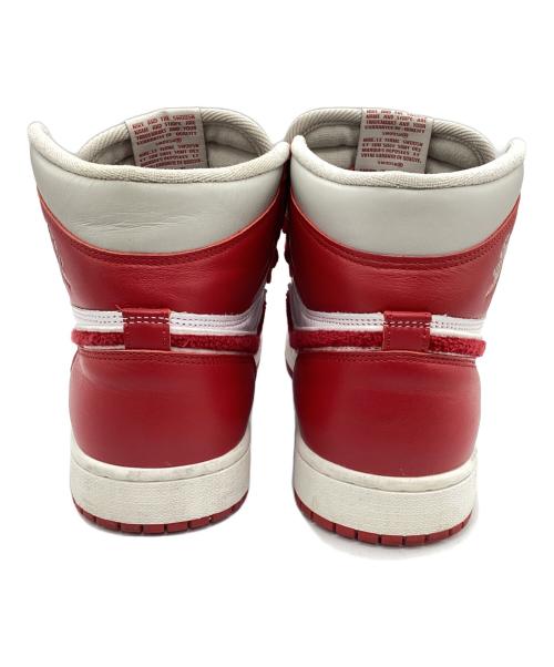 NIKE（ナイキ）NIKE (ナイキ) ハイカットスニーカー ホワイト×レッド サイズ:27の古着・服飾アイテム