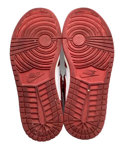 NIKE（ナイキ）NIKE (ナイキ) ハイカットスニーカー ホワイト×レッド サイズ:27の古着・服飾アイテム