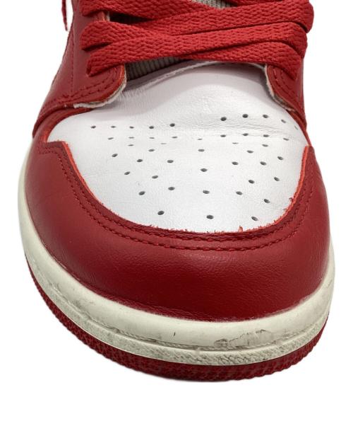 NIKE（ナイキ）NIKE (ナイキ) ハイカットスニーカー ホワイト×レッド サイズ:27の古着・服飾アイテム