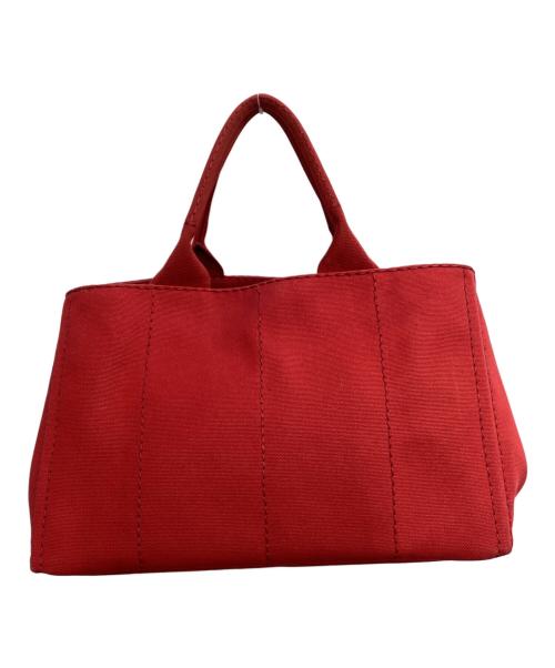 PRADA（プラダ）PRADA (プラダ) カナパトート レッドの古着・服飾アイテム