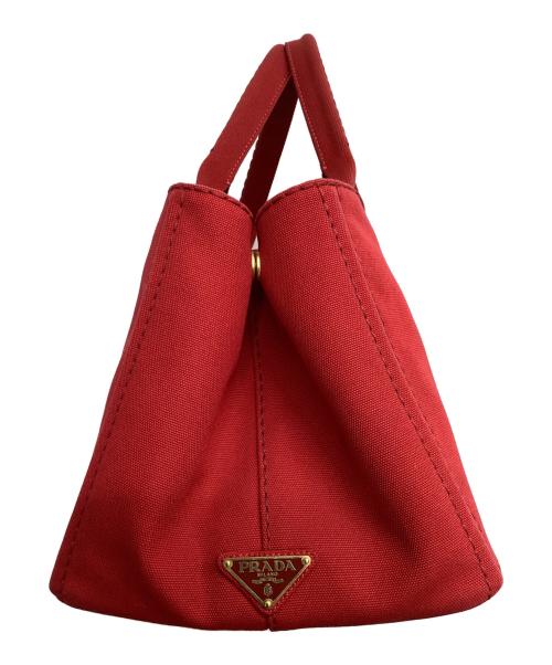 PRADA（プラダ）PRADA (プラダ) カナパトート レッドの古着・服飾アイテム