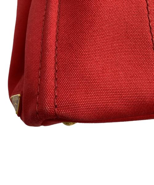 PRADA（プラダ）PRADA (プラダ) カナパトート レッドの古着・服飾アイテム