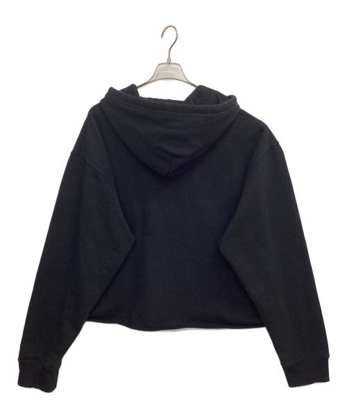 MM6 Maison Margiela（エムエムシックスメゾンマルジェラ）MM6 Maison Margiela (エムエムシックスメゾンマルジェラ) ハーフジップフーディ ブラック サイズ:Mの古着・服飾アイテム