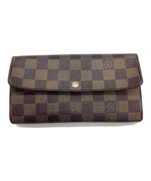 LOUIS VUITTON（ルイ ヴィトン）LOUIS VUITTON (ルイ ヴィトン) ダミエ ポルトフォイユ・サラ ブラウンの古着・服飾アイテム