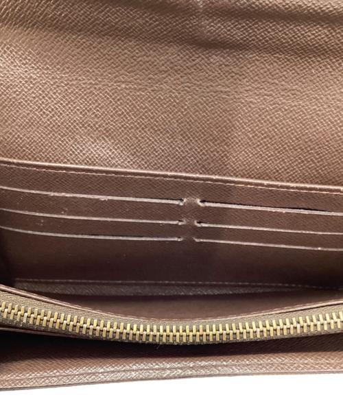 LOUIS VUITTON（ルイ ヴィトン）LOUIS VUITTON (ルイ ヴィトン) ダミエ ポルトフォイユ・サラ ブラウンの古着・服飾アイテム