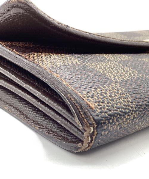 LOUIS VUITTON（ルイ ヴィトン）LOUIS VUITTON (ルイ ヴィトン) ダミエ ポルトフォイユ・サラ ブラウンの古着・服飾アイテム