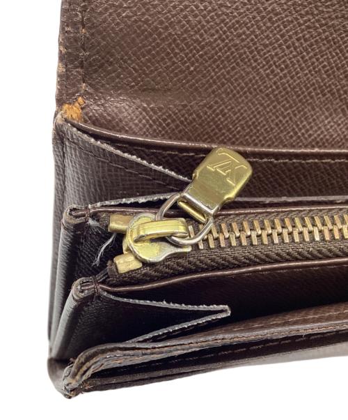 LOUIS VUITTON（ルイ ヴィトン）LOUIS VUITTON (ルイ ヴィトン) ダミエ ポルトフォイユ・サラ ブラウンの古着・服飾アイテム