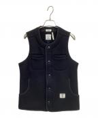 BEDWIN &THE HEARTBREAKERSベドウィンアンドザ ハートブレイカーズ）の古着「ニットベスト」｜ブラック