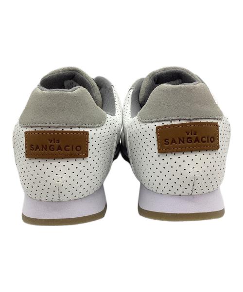 via SANGACIO（ヴィア・サンガチオ）via SANGACIO (ヴィア・サンガチオ) BRANDALISED (ブランダライズド) ローカットスニーカー ホワイト×グレー サイズ:29 未使用品の古着・服飾アイテム