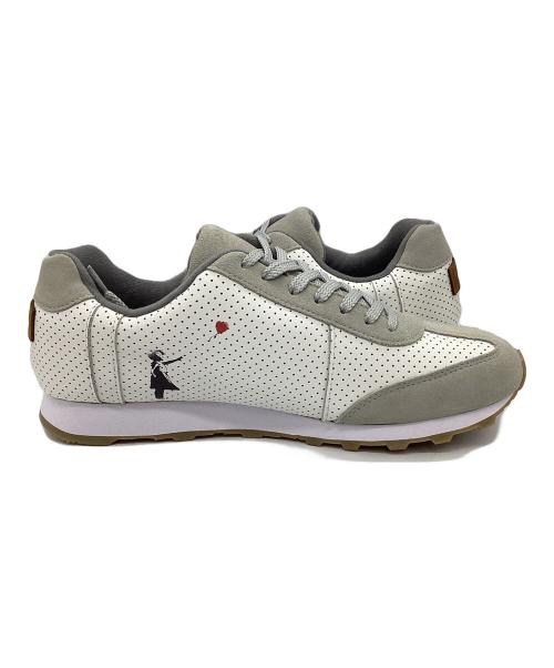 via SANGACIO（ヴィア・サンガチオ）via SANGACIO (ヴィア・サンガチオ) BRANDALISED (ブランダライズド) ローカットスニーカー ホワイト×グレー サイズ:29 未使用品の古着・服飾アイテム