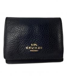 COACH（コーチ）の古着「3つ折り財布」｜ネイビー