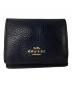 COACH（コーチ）の古着「3つ折り財布」｜ネイビー
