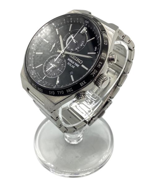 SEIKO（セイコー）SEIKO (セイコー) 腕時計 ブラックの古着・服飾アイテム