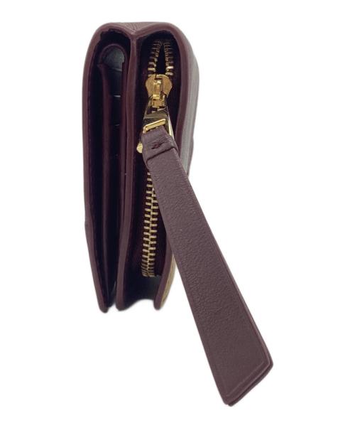 LOEWE（ロエベ）LOEWE (ロエベ) レザーパズルコンパクトジップウォレット ブラウン×イエローの古着・服飾アイテム