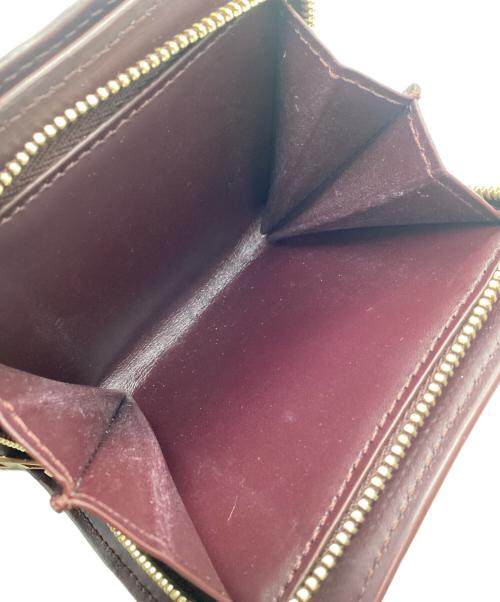 LOEWE（ロエベ）LOEWE (ロエベ) レザーパズルコンパクトジップウォレット ブラウン×イエローの古着・服飾アイテム