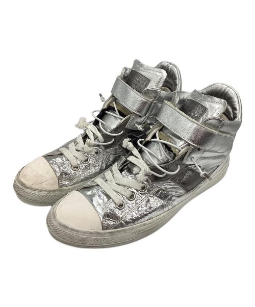 Maison Margiela（メゾンマルジェラ）Maison Margiela (メゾンマルジェラ) ハイカットスニーカー シルバー サイズ:44の古着・服飾アイテム
