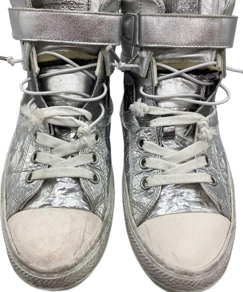 Maison Margiela（メゾンマルジェラ）Maison Margiela (メゾンマルジェラ) ハイカットスニーカー シルバー サイズ:44の古着・服飾アイテム