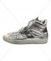 Maison Margiela (メゾンマルジェラ) ハイカットスニーカー シルバー サイズ:44：16000円