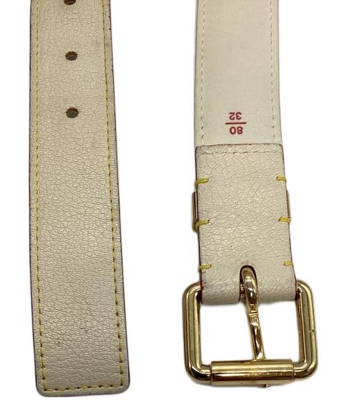 LOUIS VUITTON（ルイ ヴィトン）LOUIS VUITTON (ルイ ヴィトン) スハリ　サンチュール ホワイトの古着・服飾アイテム