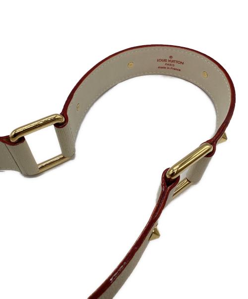 LOUIS VUITTON（ルイ ヴィトン）LOUIS VUITTON (ルイ ヴィトン) スハリ　サンチュール ホワイトの古着・服飾アイテム