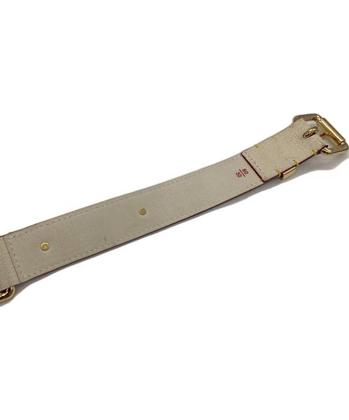 LOUIS VUITTON（ルイ ヴィトン）LOUIS VUITTON (ルイ ヴィトン) スハリ　サンチュール ホワイトの古着・服飾アイテム