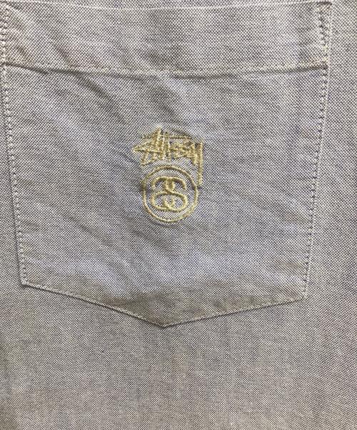 stussy（ステューシー）stussy (ステューシー) 半袖シャツ スカイブルー サイズ:Mの古着・服飾アイテム