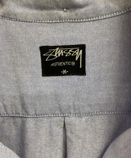 stussy（ステューシー）stussy (ステューシー) 半袖シャツ スカイブルー サイズ:Mの古着・服飾アイテム