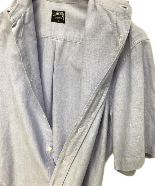 stussy（ステューシー）stussy (ステューシー) 半袖シャツ スカイブルー サイズ:Mの古着・服飾アイテム