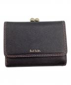 PAUL SMITHポールスミス）の古着「3つ折り財布」｜ピンク×ブラック