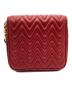 MIU MIU (ミュウミュウ) コンパクトウォレット レッド：25000円