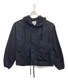 ANCELLM（アンセルム）の古着「CAMO HOODIE JACKET」｜ブラック