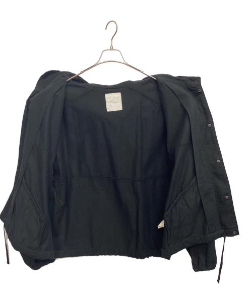 ANCELLM（アンセルム）ANCELLM (アンセルム) CAMO HOODIE JACKET ブラック サイズ:2の古着・服飾アイテム