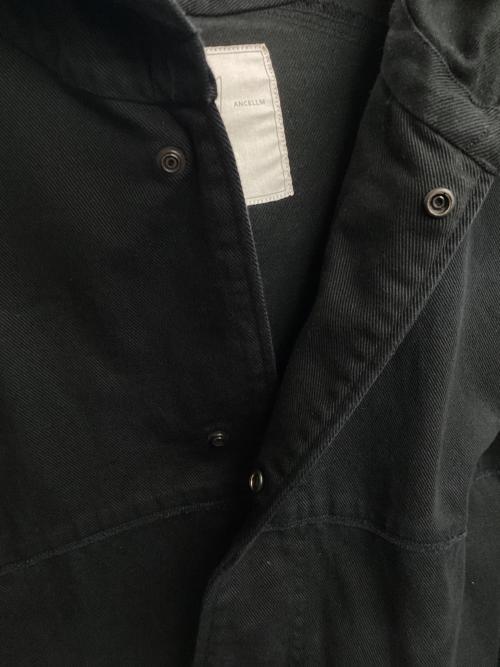 ANCELLM（アンセルム）ANCELLM (アンセルム) CAMO HOODIE JACKET ブラック サイズ:2の古着・服飾アイテム