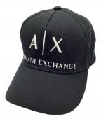 ARMANI EXCHANGEアルマーニ エクスチェンジ）の古着「キャップ」｜ブラック