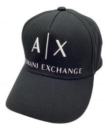 ARMANI EXCHANGE（アルマーニ エクスチェンジ）の古着「キャップ」｜ブラック