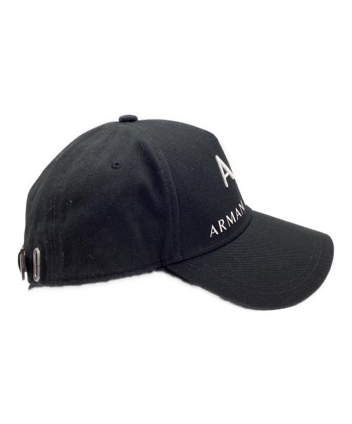 ARMANI EXCHANGE（アルマーニ エクスチェンジ）ARMANI EXCHANGE (アルマーニ エクスチェンジ) キャップ ブラックの古着・服飾アイテム