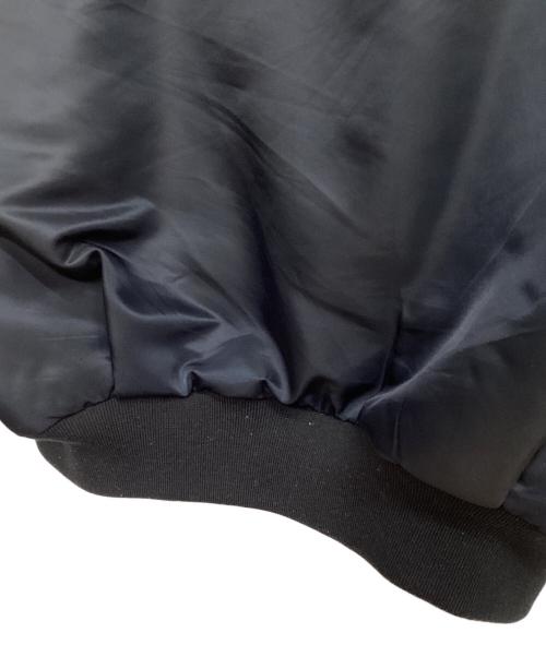 KAPITAL（キャピタル）KAPITAL (キャピタル) Ma-1 Nylon X Crack Leather Siamese Bomber Jacket ブラウン×ブラック×オレンジ サイズ:XLの古着・服飾アイテム