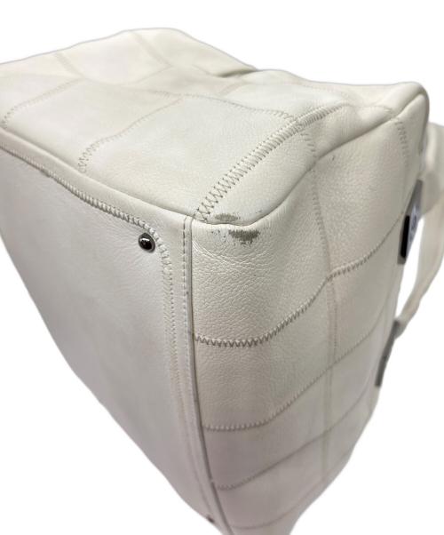 CHANEL（シャネル）CHANEL (シャネル) チョコバー/ハンドバッグ ホワイトの古着・服飾アイテム