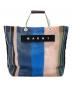 MARNI（マルニ）の古着「MARKET STRIPE BAG FLOWER CAFE」｜ネイビー×ピンク