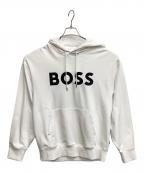 HUGO BOSSヒューゴ ボス）の古着「プルオーバーパーカー」｜ホワイト