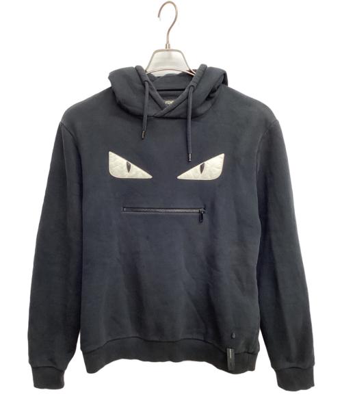 FENDI（フェンディ）FENDI (フェンディ) パーカー ブラック サイズ:52の古着・服飾アイテム