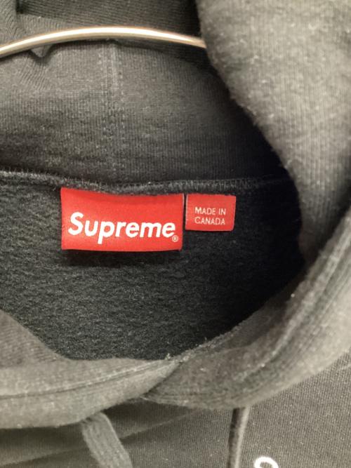 SUPREME（シュプリーム）Supreme (シュプリーム) worldwide hooded sweatshirt ブラック サイズ:Lの古着・服飾アイテム