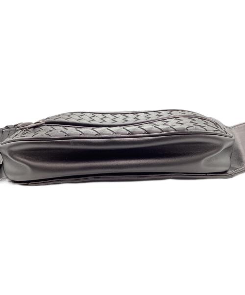 BOTTEGA VENETA（ボッテガベネタ）BOTTEGA VENETA (ボッテガベネタ) イントレチャートウエストバッグ ブラックの古着・服飾アイテム